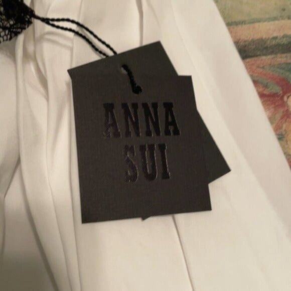 Anna Sui lace drop waist top s - Picture 3 of 7